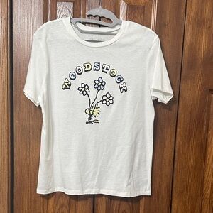 Love Tribe White Woodstock Floral Tee